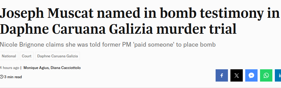 IL-QTIL CARUANA GALIZIA, TAT-‘TIMES’ U L-AĠENDA BIL-FIRMA TA’ MONIQUE AGIUS