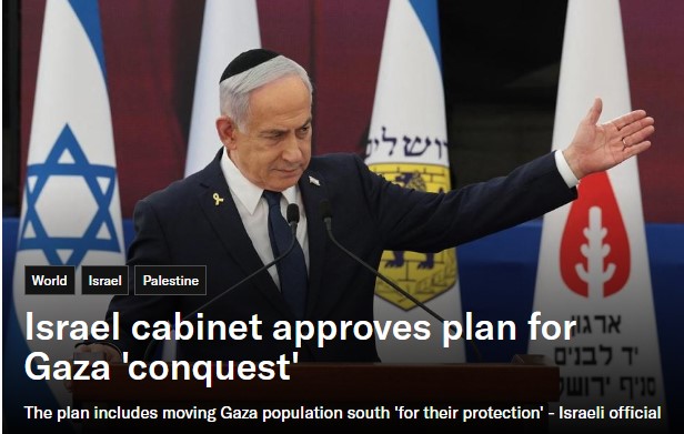 NETANYAHU JIKSEB L-APPROVAZZJONI TAL-KABINETT TIEGĦU GĦALL-‘KONKWIST’ TA’ GAŻA. ROBERTA METSOLA TIBQA’ FIL-MUTA!